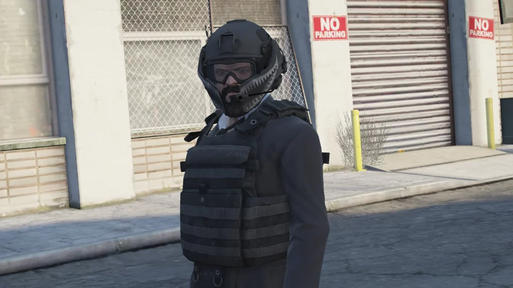 Combat gear to Michael