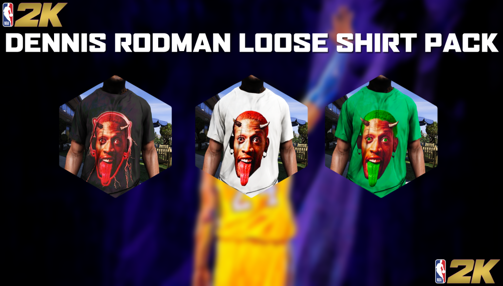 Dennis Rodman Loose Shirt Pack2