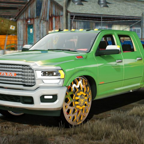 Dodge RAM 3500HD Donk 2019 – GTA 5 mod