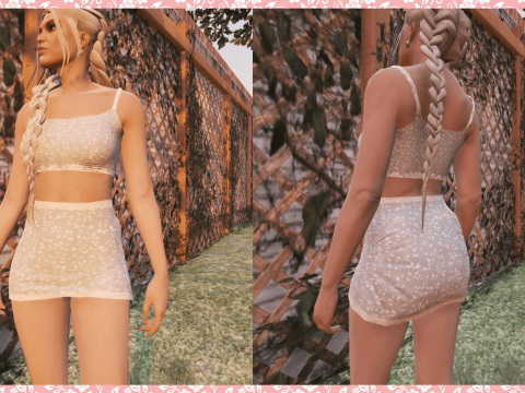 Floral Two Piece for MP Female 1.0