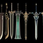 Genshin Impact 25 swords weapon