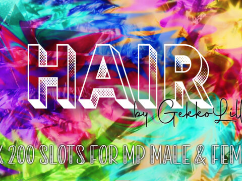 HAIR - 3 x 200 slots for MP Male & MP Female > dlc > no replace V1.0