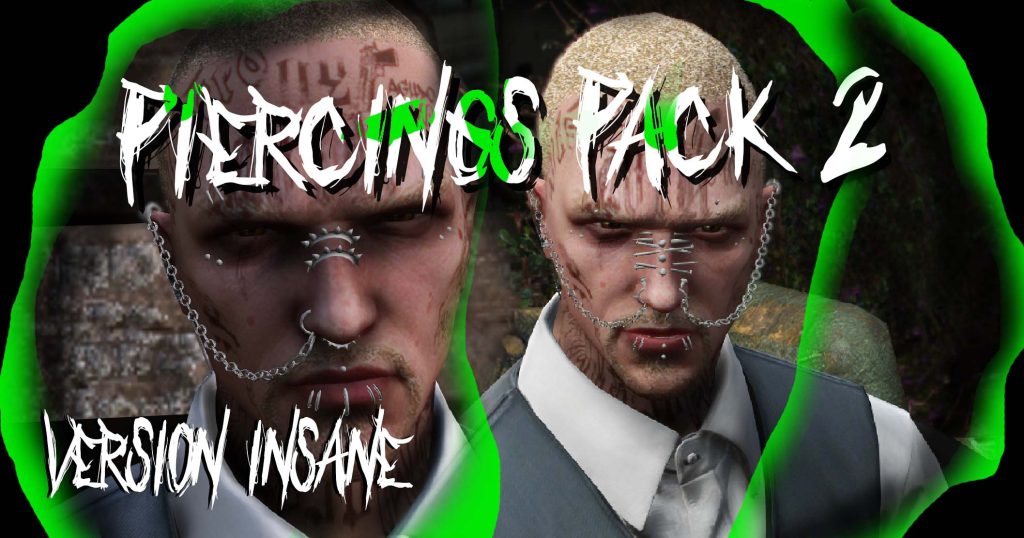 Insane Piercings Pack for MP Male and Female 1.0