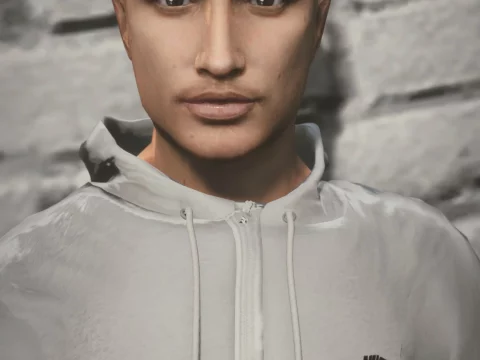 Latino face texture