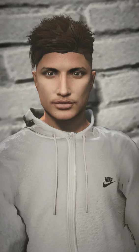 Latino face texture