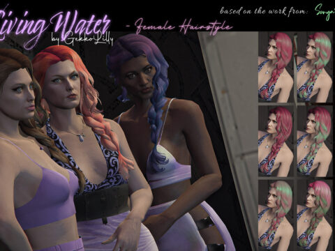 Living Water - Hair for MP female 1.0