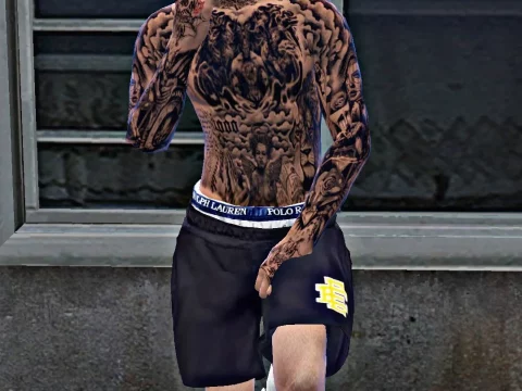 MP Male Full Body Tattoo V2