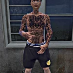 MP Male Full Body Tattoo V23