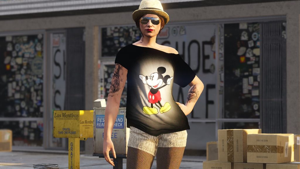 Mickey Mouse shirts pack for MP Female 1.0