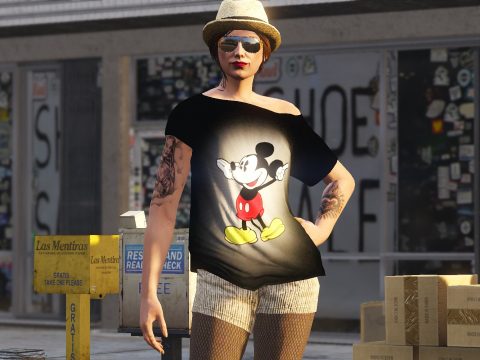 Mickey Mouse shirts pack for MP Female 1.0