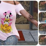 Mickey Mouse shirts pack for MP Female 1.02