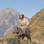 Motorcycle in the shape of a pig