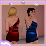One-Shoulder Slinky Dress mp Female 1.03