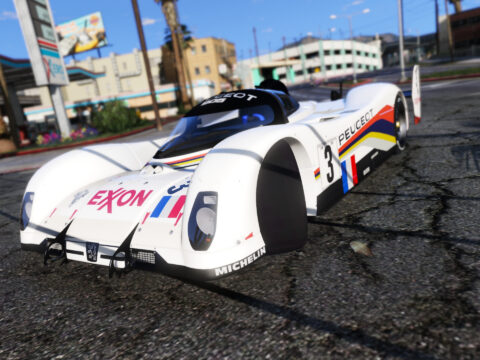 Peugeot 905 Evo 1C #3 1993 [Add-On | Template | VehFuncs V | OIV | RHD] V1.0