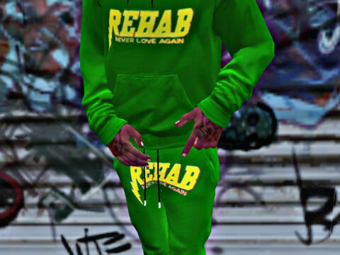 Rehab Never Love Again Sweatpants & Hoodie for MP Male