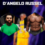 D'Angelo Russel face and body texture 1.0