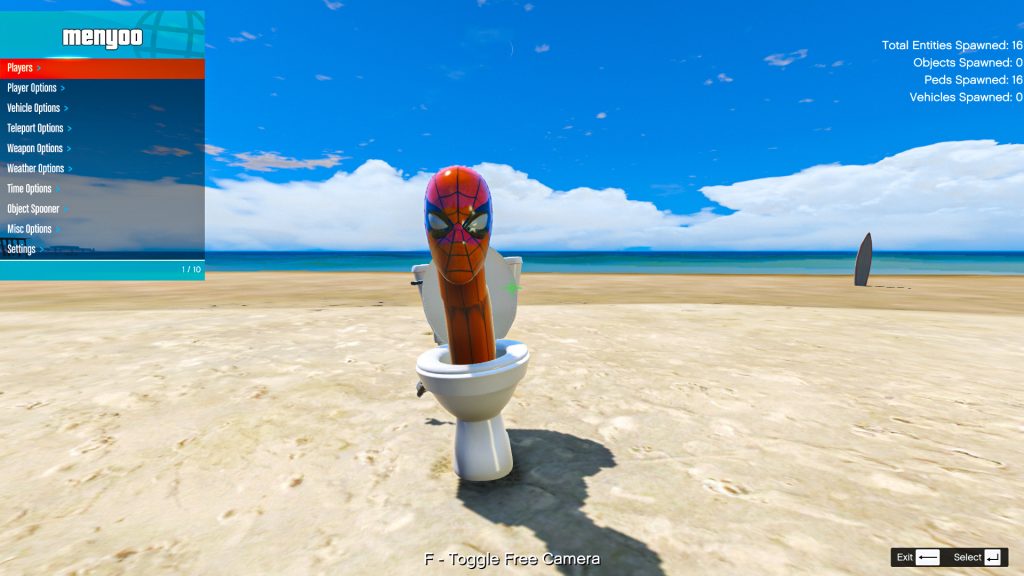Skibidi Toilet Spider Head v1.0