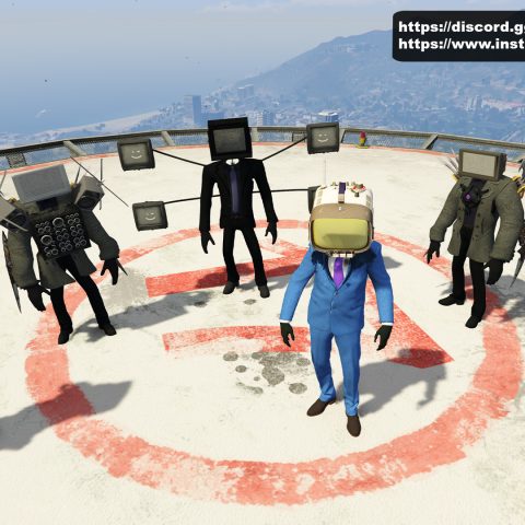 Skibidi Toilet TV Man V1.0 – GTA 5 mod