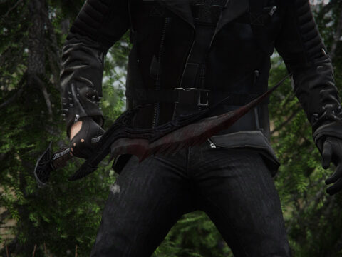 Skyrim Daedric Sword