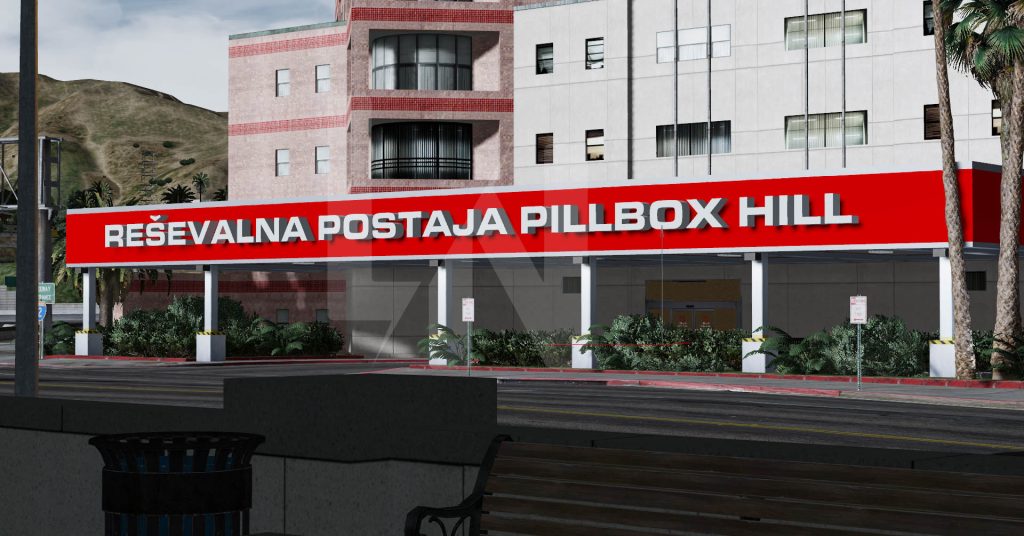 Slovenska Resevalna postaja TEXT - EXTERIOR [YMAP | SP & FiveM] V2.0