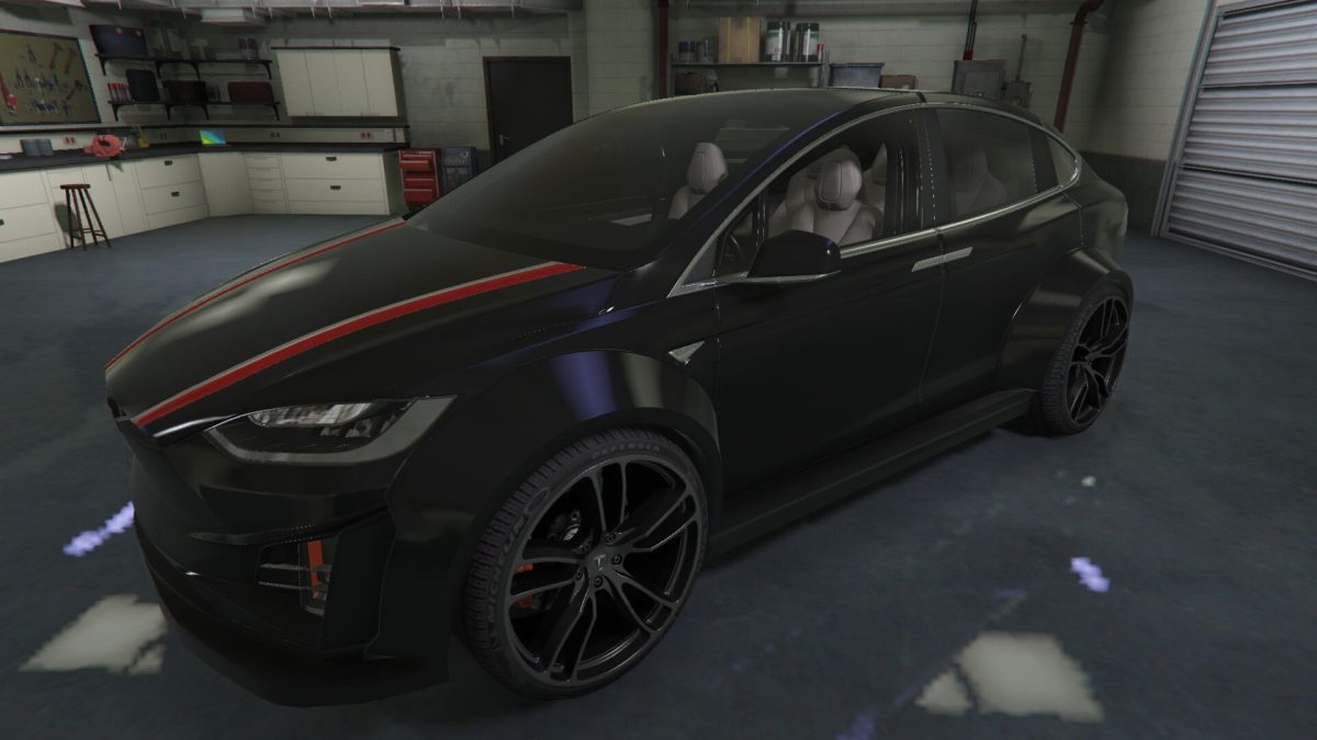 tesla model x gta 5 mod