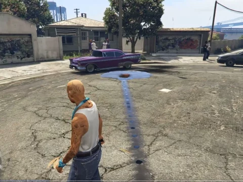 Throwing Petrol Canister