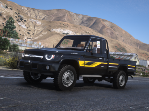 Toyota Land Cruiser ( 70 Series ),GR 4WD 2023 [Add-On | Animated Lights]