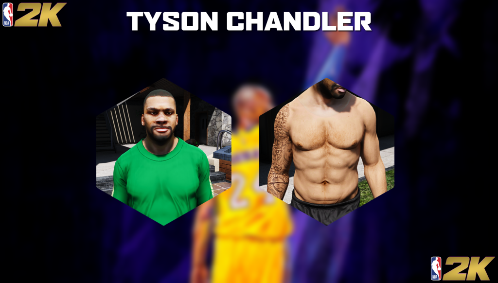 Tyson Chandler face and body texture 1.0