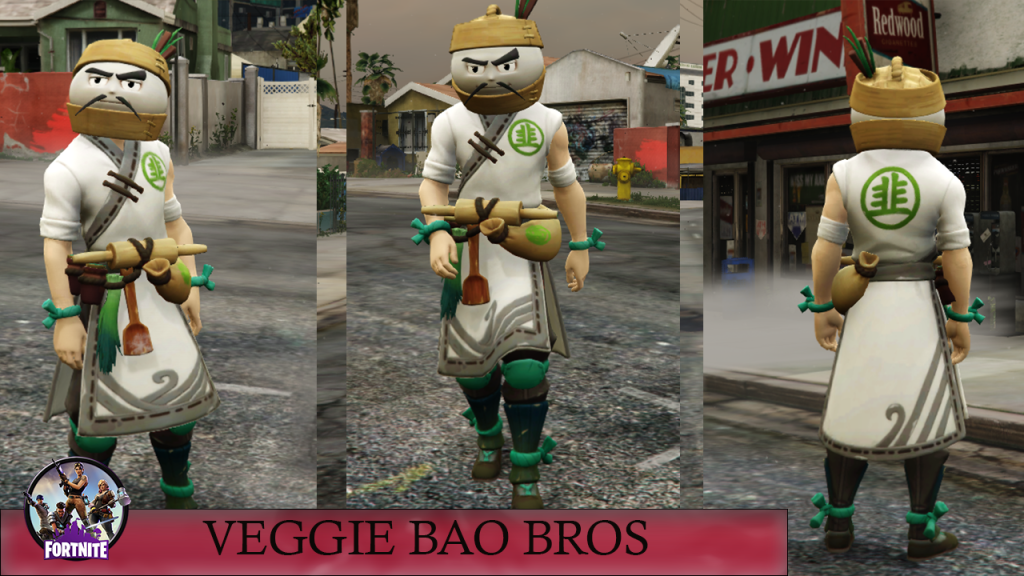 Veggie Bao Bros Fortnite [Add-On Ped / FiveM] V1.0