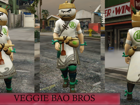 Veggie Bao Bros Fortnite [Add-On Ped / FiveM] V1.0
