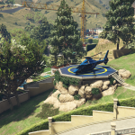 Vinewood Hills Red Villa Helicopter Landing Place with Secret Cave 1.0