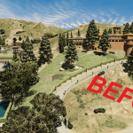 Vinewood Hills Red Villa Helicopter Landing Place with Secret Cave 1.05