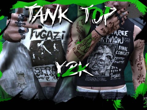 Y2K Tank Top for MP Male and Female