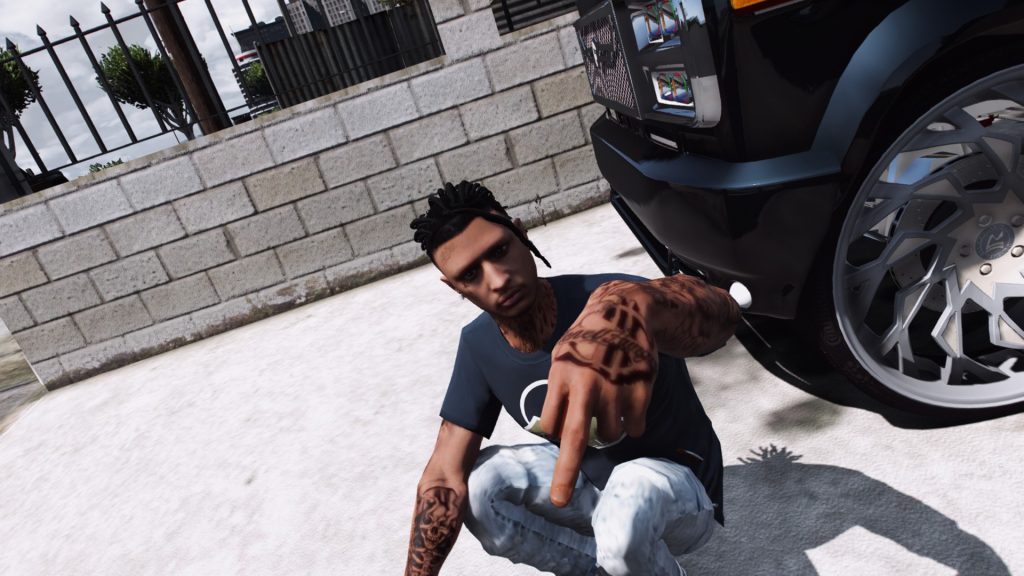 custom hand tattoo