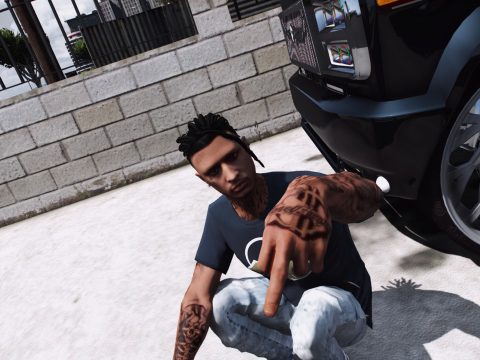 custom hand tattoo