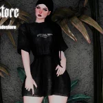 shirt with belt for MP Female 1.0