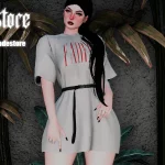 shirt with belt for MP Female 1.02
