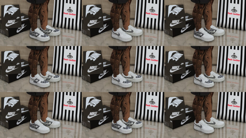 Air Force 1 Low Custom Design "Dior" for MP Male V1.0 