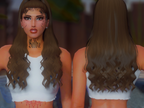 August Hair For MP Female v2