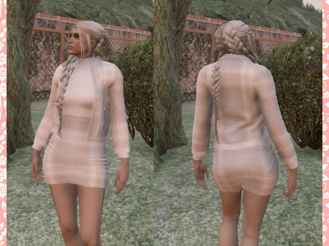 Blair Two Piece Dress for MP Female 1.0