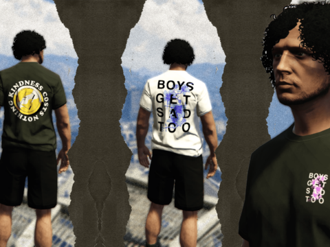 Boys Get Sad Too - Tee For MP Male