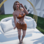 Brauw CropTop + Kuik Mini Skirt for ViolettBody 1.02