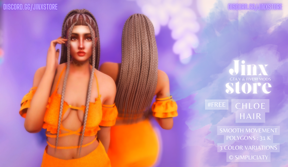 Chloe Hair for MP Female 1.0