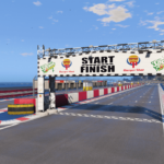 Circuit Race at Pier with ARS Support [Menyoo] V1.0