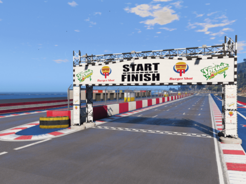 Circuit Race at Pier with ARS Support [Menyoo] V1.0