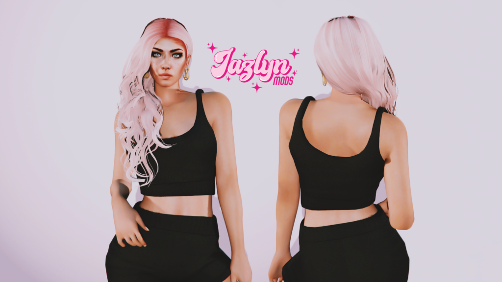 Curly sideswept hair for MP Female 1.0
