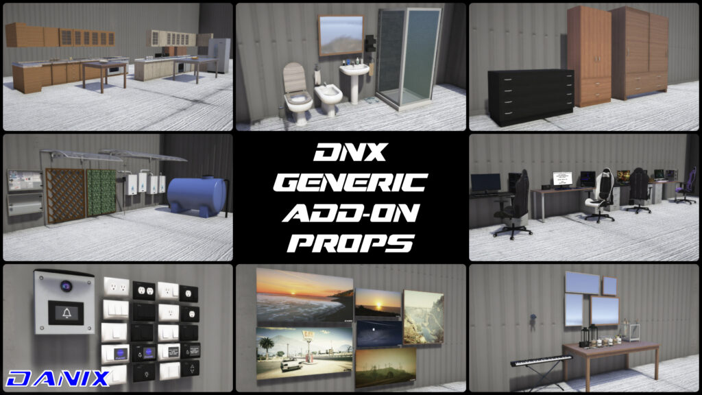 DNX Generic Add-On Props - New objects for your custom maps