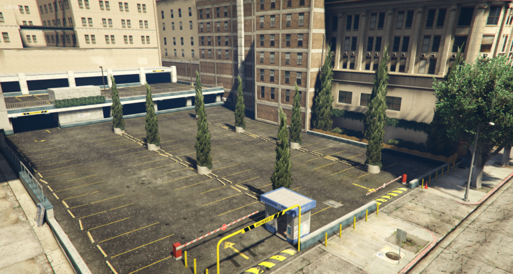 Detailed Legion Square Parking Lot (YMAP) V1.0 – GTA 5 mod