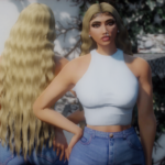 Doja inspired hair for MP Female 1.0