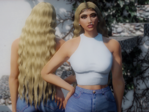 Doja inspired hair for MP Female 1.0